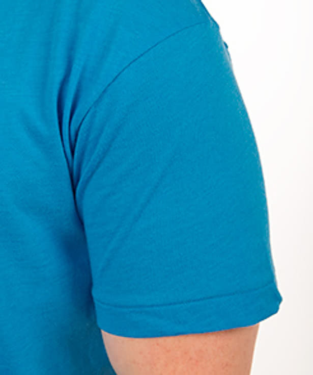 American Apparel USA-Made Neon V-Neck T-shirt