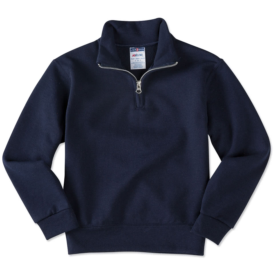 Jerzees Youth Nublend Quarter Zip Sweatshirt