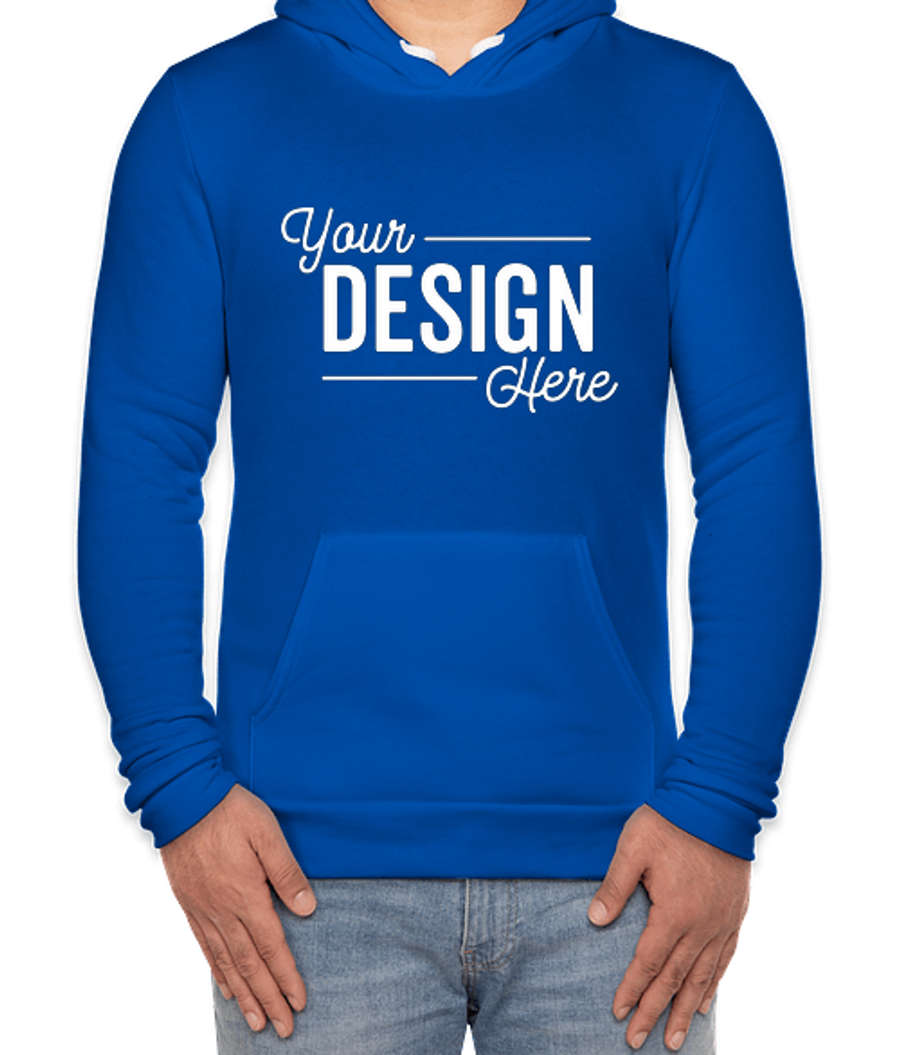 Royal Apparel USA-Made 50/50 Pullover Hoodie in Royal