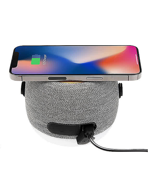 Recycled Light Up Hi-Fi Speaker and 15W Wireless Charging Pad