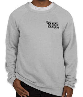 Embroidered Bella + Canvas Ultra Soft Crewneck Sweatshirt