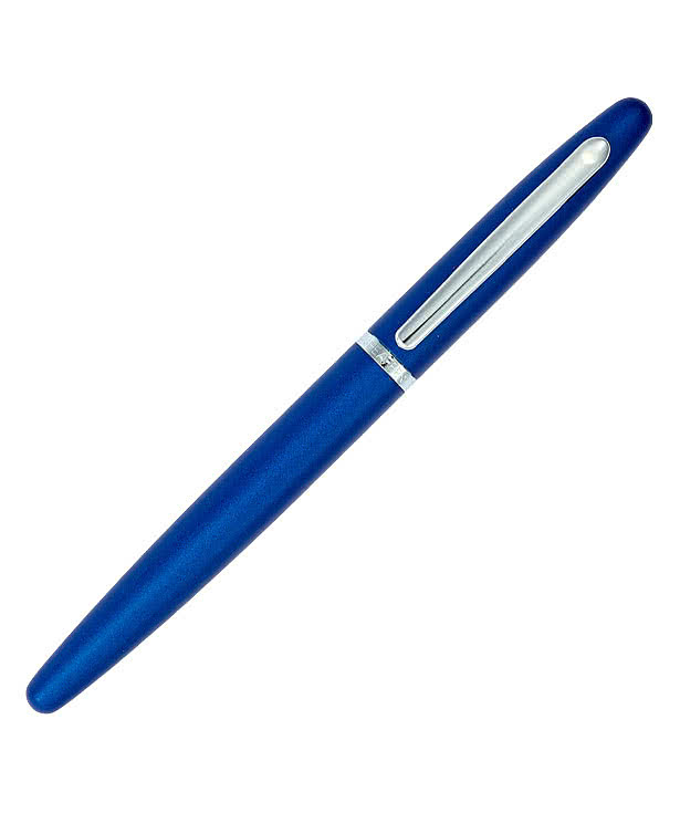Laser Engraved Sheaffer VFM Blue Rollerball Pen (black ink)