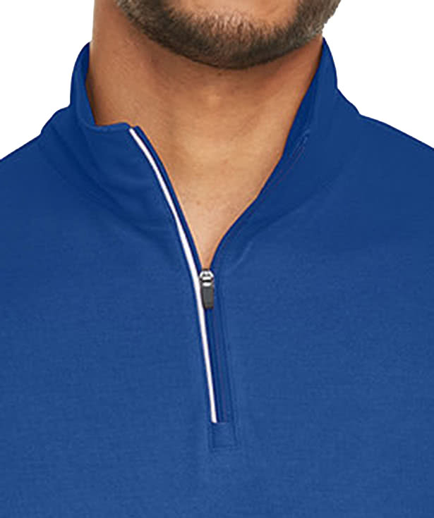 Core 365 Fusion ChromaSoft Pique Quarter Zip Sweatshirt - Embroidered