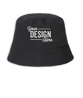 Atlantis Headwear Sustainable Bucket Hat - Color: Black