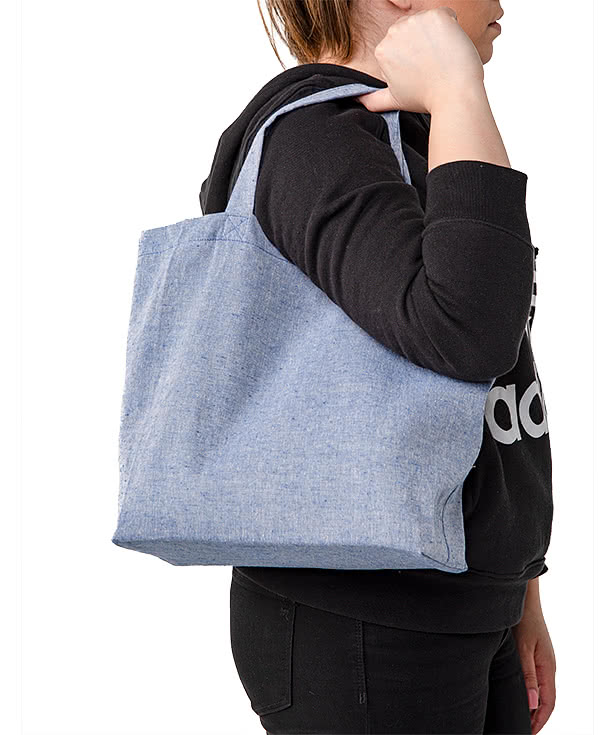 Recycled 5 oz. Cotton Twill Grocery Tote Bag