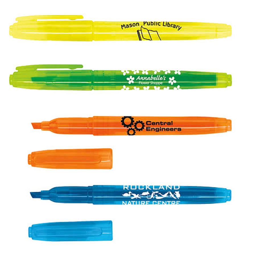 University Recycled Highlighter in Yellow With Yellow Ink