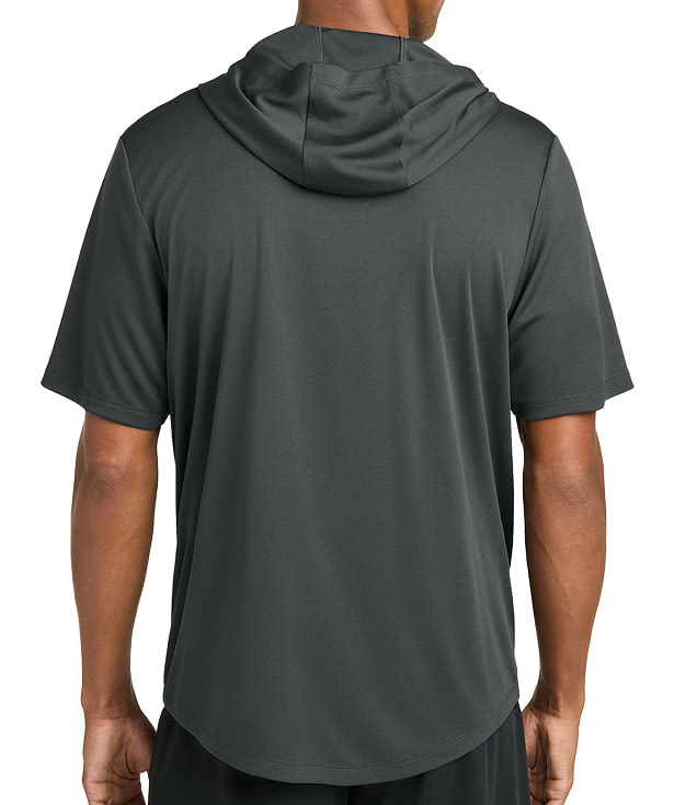 Sport-Tek Club Short Sleeve Recycled Hooded Performance Shirt