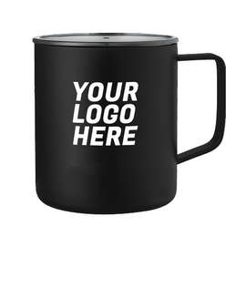 14 oz. Copper Vacuum Insulated Camper Mug - Color: Black