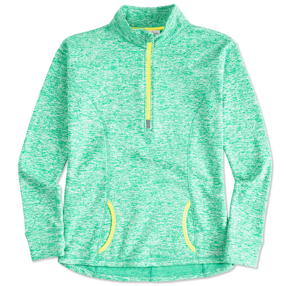 J. America Women's Cosmic Quarter Zip Performance Pullover