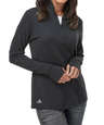 Adidas Women's 3-Stripes Recycled Quarter Zip Sweatshirt