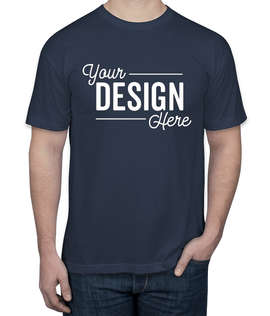 American Apparel USA-Made 50/50 T-shirt - Color: Navy