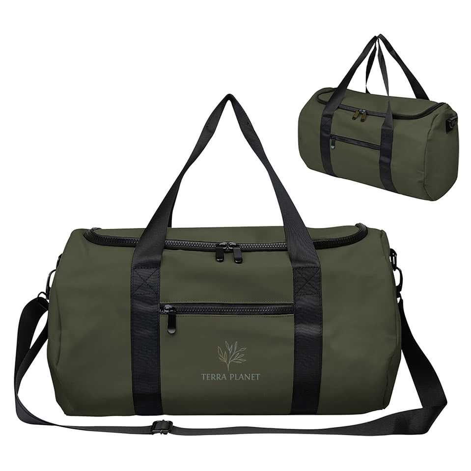 Hudson Recycled Leatherette Duffel Bag