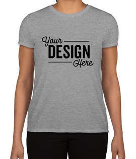 Gildan Women's Soft Jersey Performance Shirt - Color: Sport Grey