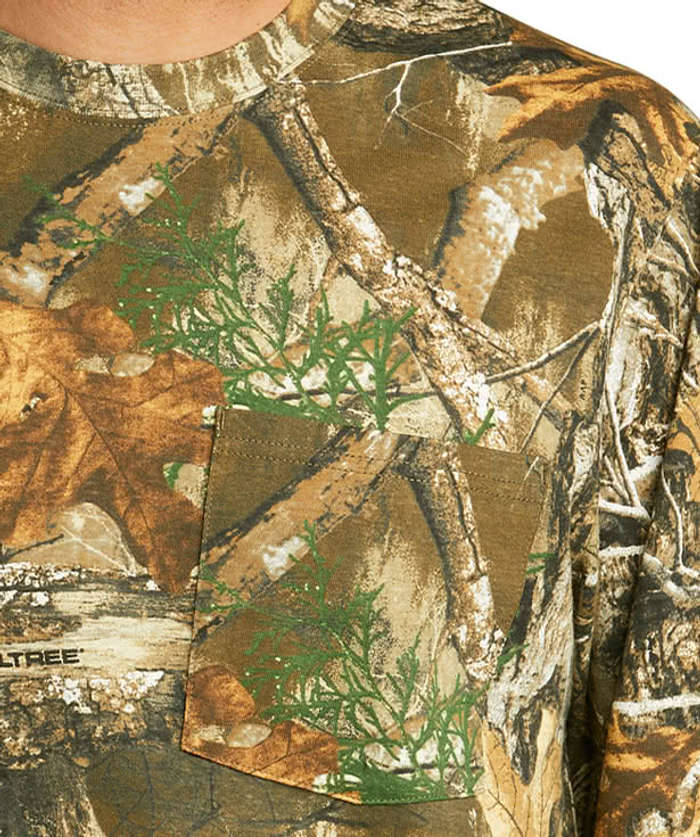 Russell Outdoors Realtree® Cotton Long Sleeve Pocket T-shirt