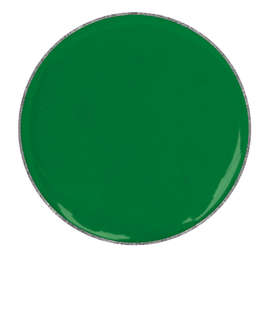 1" Round Lapel Pin - Color: Kelly Green / Silver