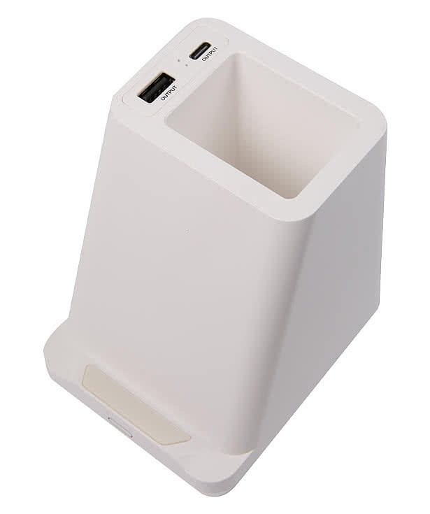 Full Color Desk Mate Organizer Charging Hub with Bluetooth Speaker