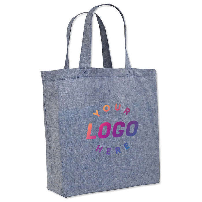 Recycled 5 oz. Cotton Twill Grocery Tote Bag