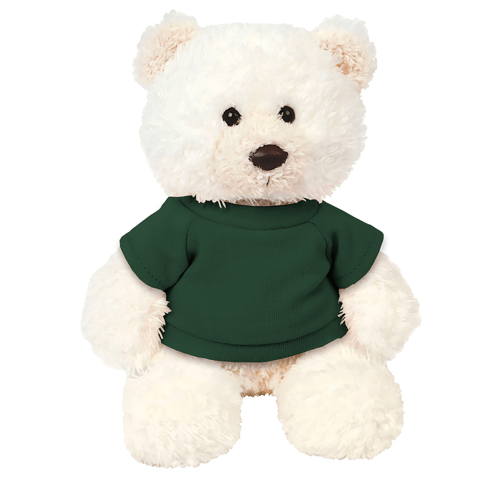 6" White Baxter Bear Plush Animal-default