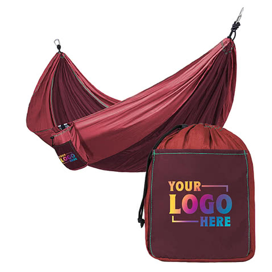 Sebago Packable Hammock with Pouch in Black / Seattle Grey