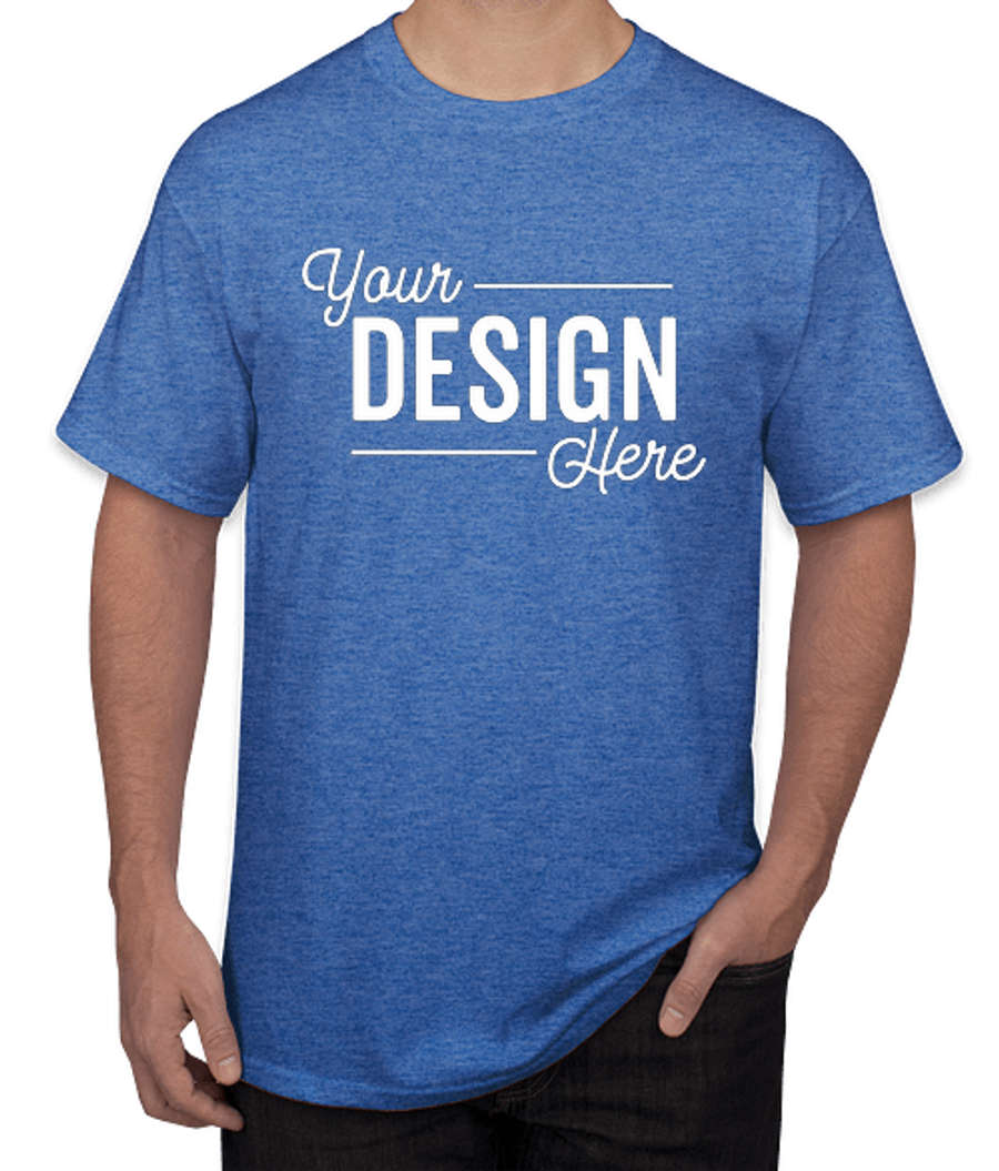 Port & Company Tall Core Cotton T-shirt in Heather Royal