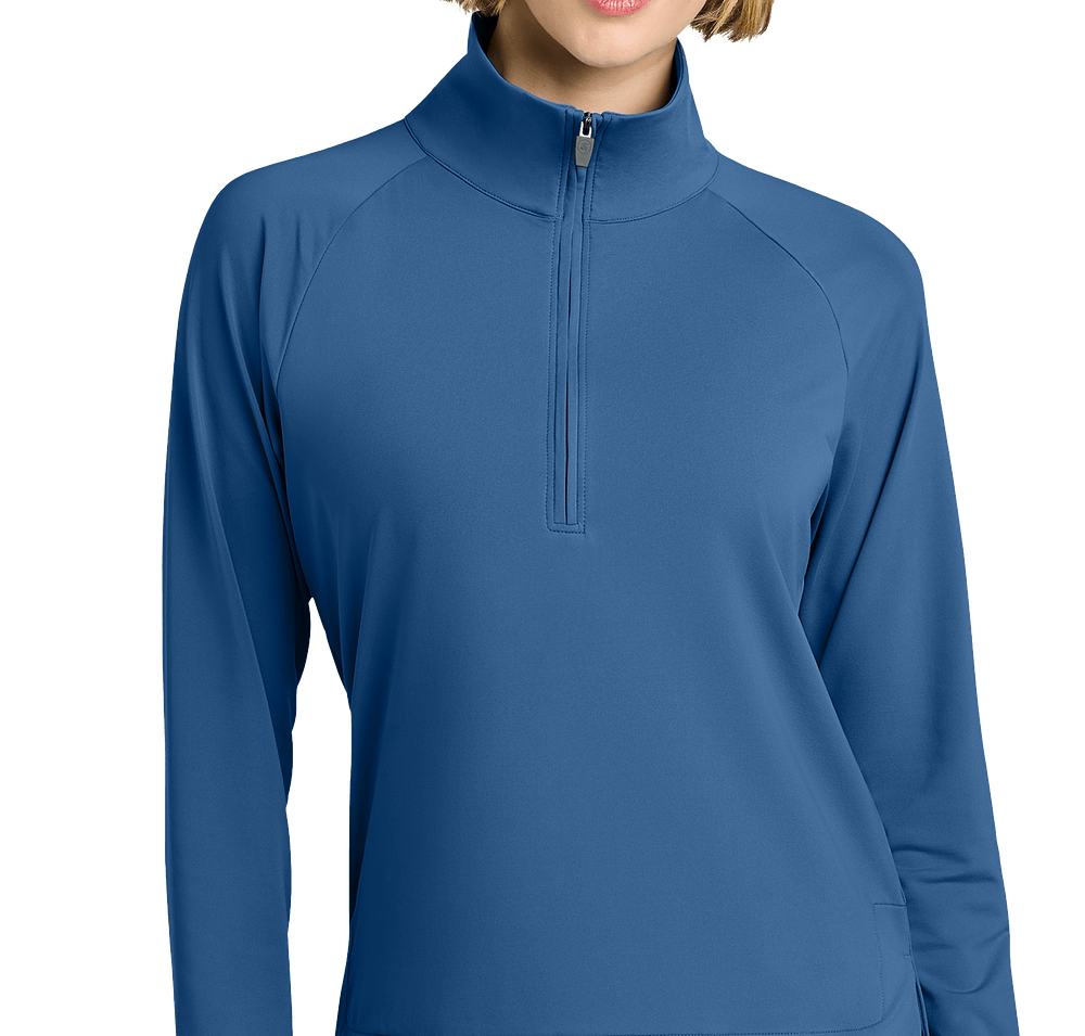 Brooks Brothers Women's Luxe Performance Recycled UPF 50+ Quarter Zip Pullover-default