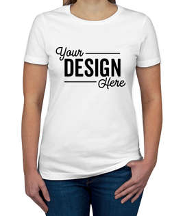 Next Level Women's Slim Fit Jersey T-shirt - Color: White