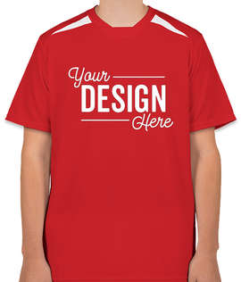 High Five Contrast Performance Jersey - Color: Scarlet / White