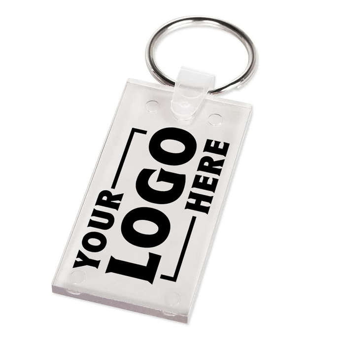 Rectangle PVC Keychain