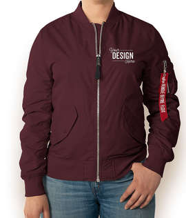 Alpha Industries Women's L-2B Scout Jacket - Color: Maroon
