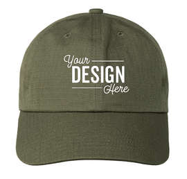 Port Authority Ripstop Baseball Hat - Color: Olive Drab Green