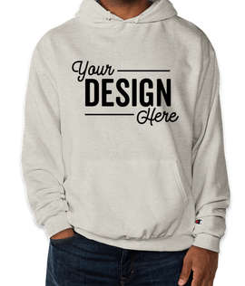 Champion Powerblend Pullover Hoodie - Color: Oatmeal Heather