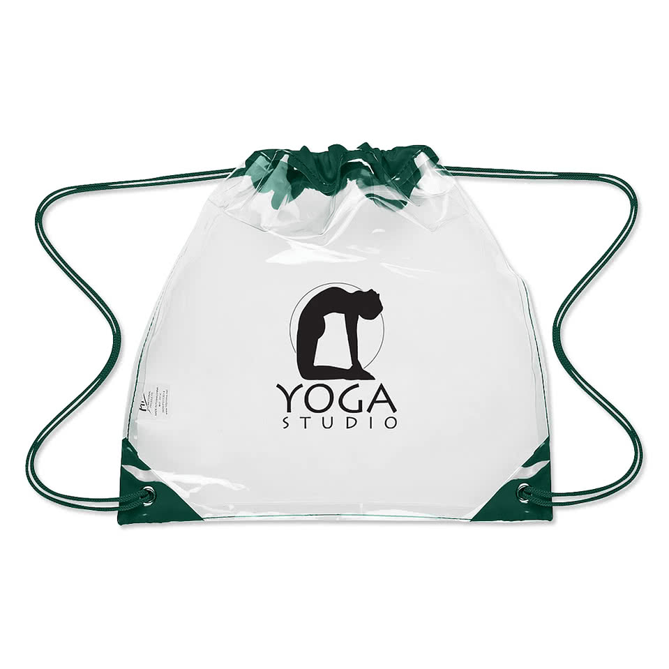 Touchdown Clear EVA Drawstring Bag