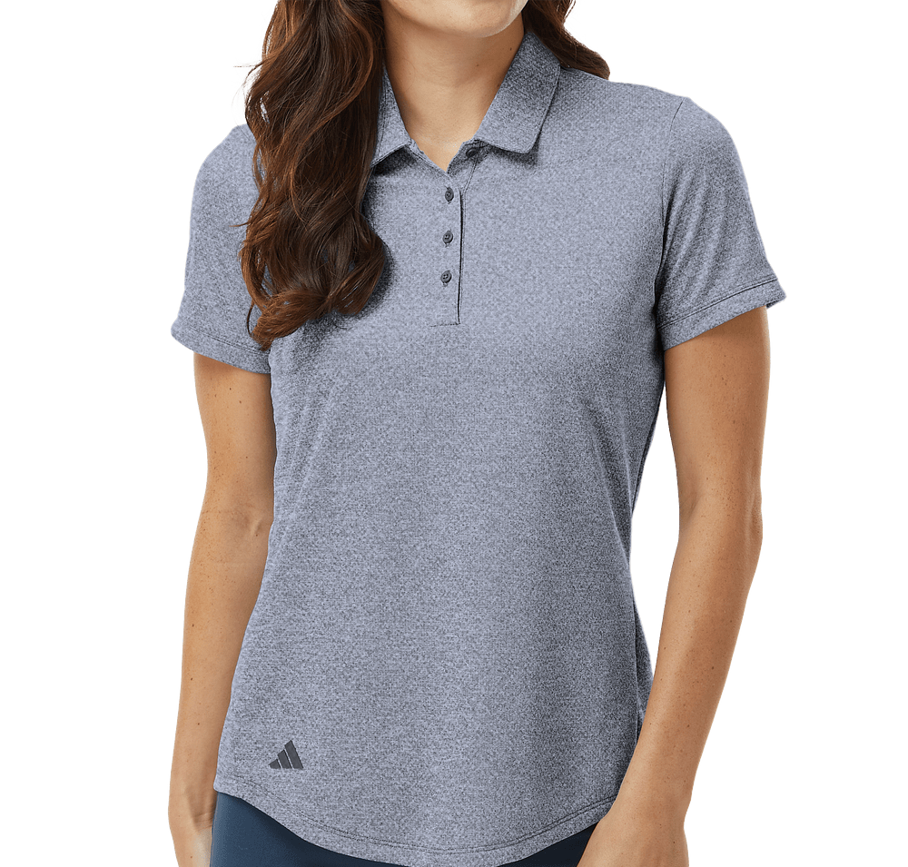 Adidas Women's Space Dyed Recycled Performance Polo - Embroidered-default