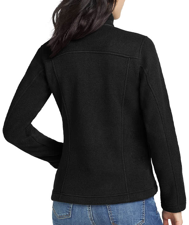 Eddie Bauer Women's Full Zip Fleece Jacket - Embroidered