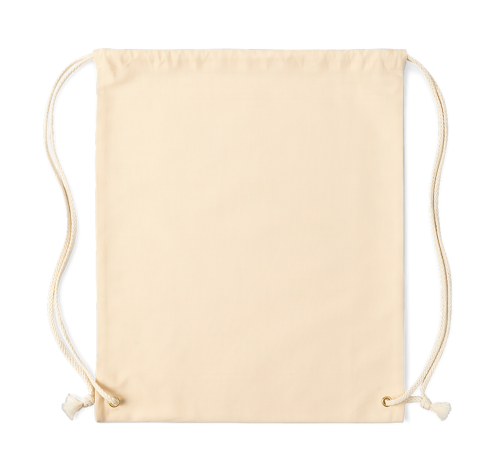 Full Color Cotton Canvas Drawstring Bag-default