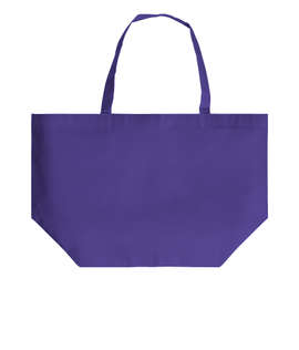 YaYa Non-Woven Shopper Tote Bag - Color: Purple