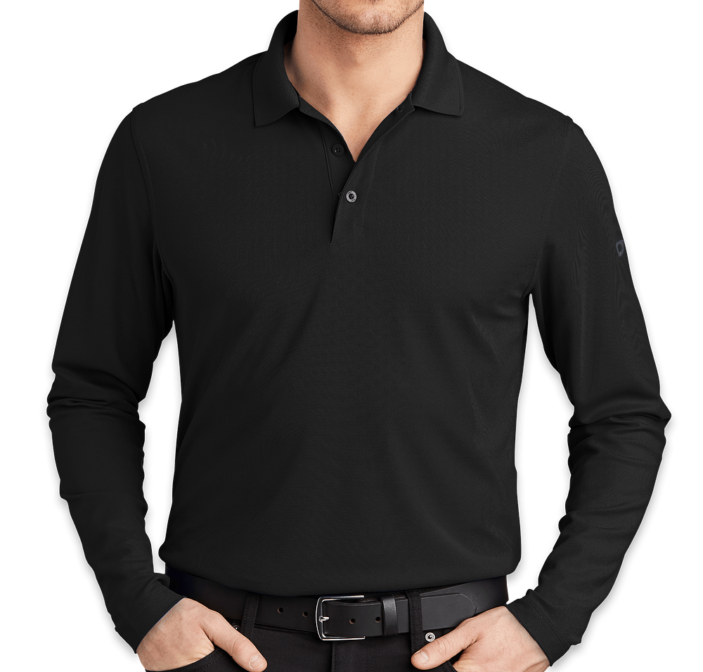 OGIO Caliber 2.0 Long Sleeve Performance Pique Polo - Embroidered-default