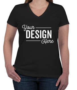 Canada - Fruit of the Loom Women's 100% Cotton V-Neck T-shirt