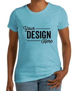 District Women's Tri-Blend T-shirt - Color: Turquoise Frost