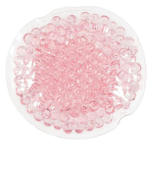Mini Round Aqua Pearls Hot/Cold Pack in Pink