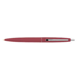 Clic Silver Trim Ballpoint Pen (black ink) - Color: Burgundy