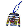 Full Color Single-Sided Stainless Steel Die Cut Ornament