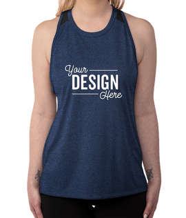 Sport-Tek Women's Endeavor Performance Tank - Color: Dark Royal Heather / Black