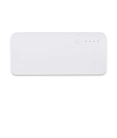Full Color Spare 10,000 mAh Power Bank - White