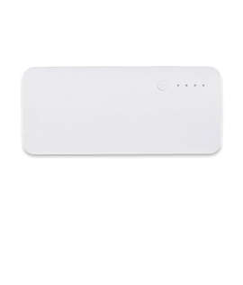 Full Color Spare 10,000 mAh Power Bank - Color: White