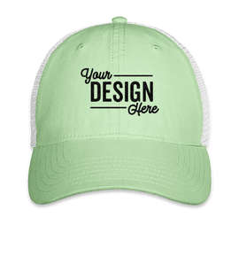 Otto Cap Comfy Fit Unstructured Trucker Hat - Color: Lime / Lime / White