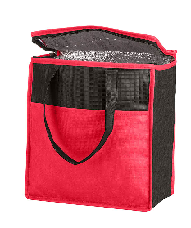Insulated Non-Woven 20 Can Grocery Tote Bag