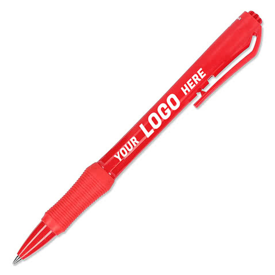 Slim Recycled Gel Pen (blue ink) in Black