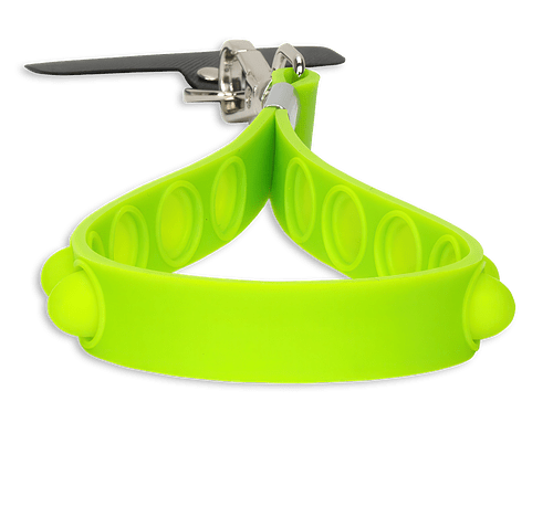 2-in-1 Push Pop Stress Reliever Phone and Keychain Wristlet in Lime Green