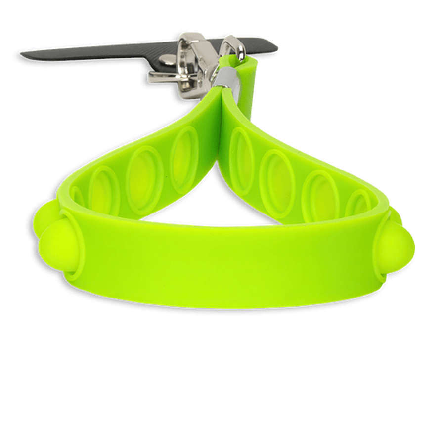 2-in-1 Push Pop Stress Reliever Phone and Keychain Wristlet in Lime Green